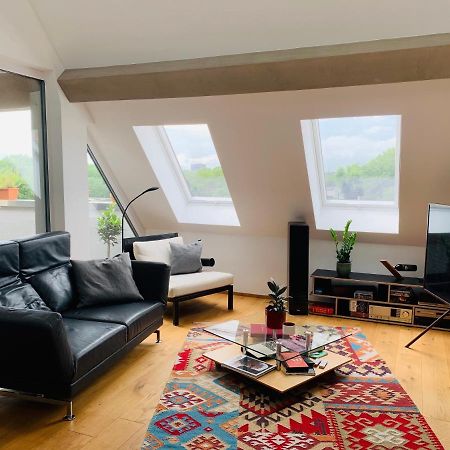 Exklusives Penthouse Im Ehemaligen Bunker Apartment ฮันโนเวอร์ ภายนอก รูปภาพ