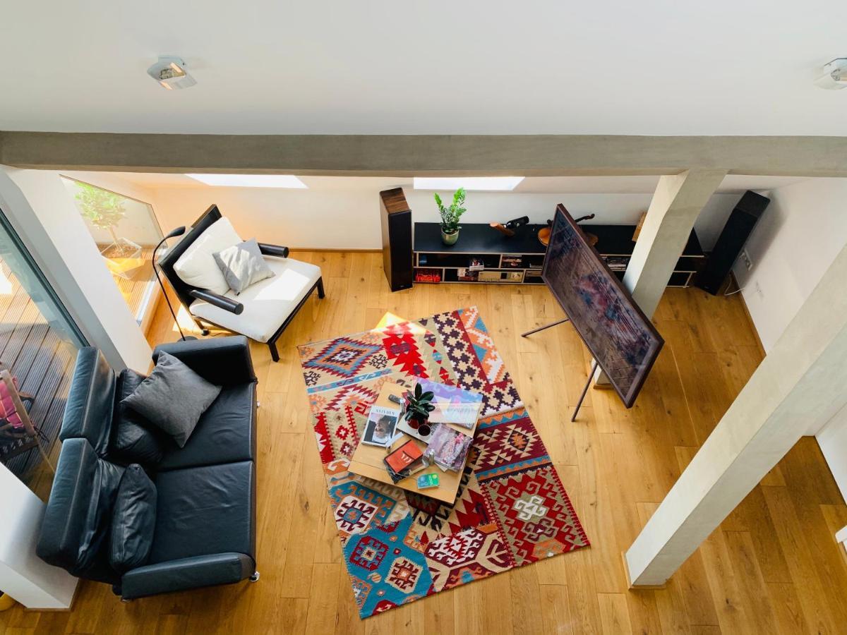 Exklusives Penthouse Im Ehemaligen Bunker Apartment ฮันโนเวอร์ ภายนอก รูปภาพ
