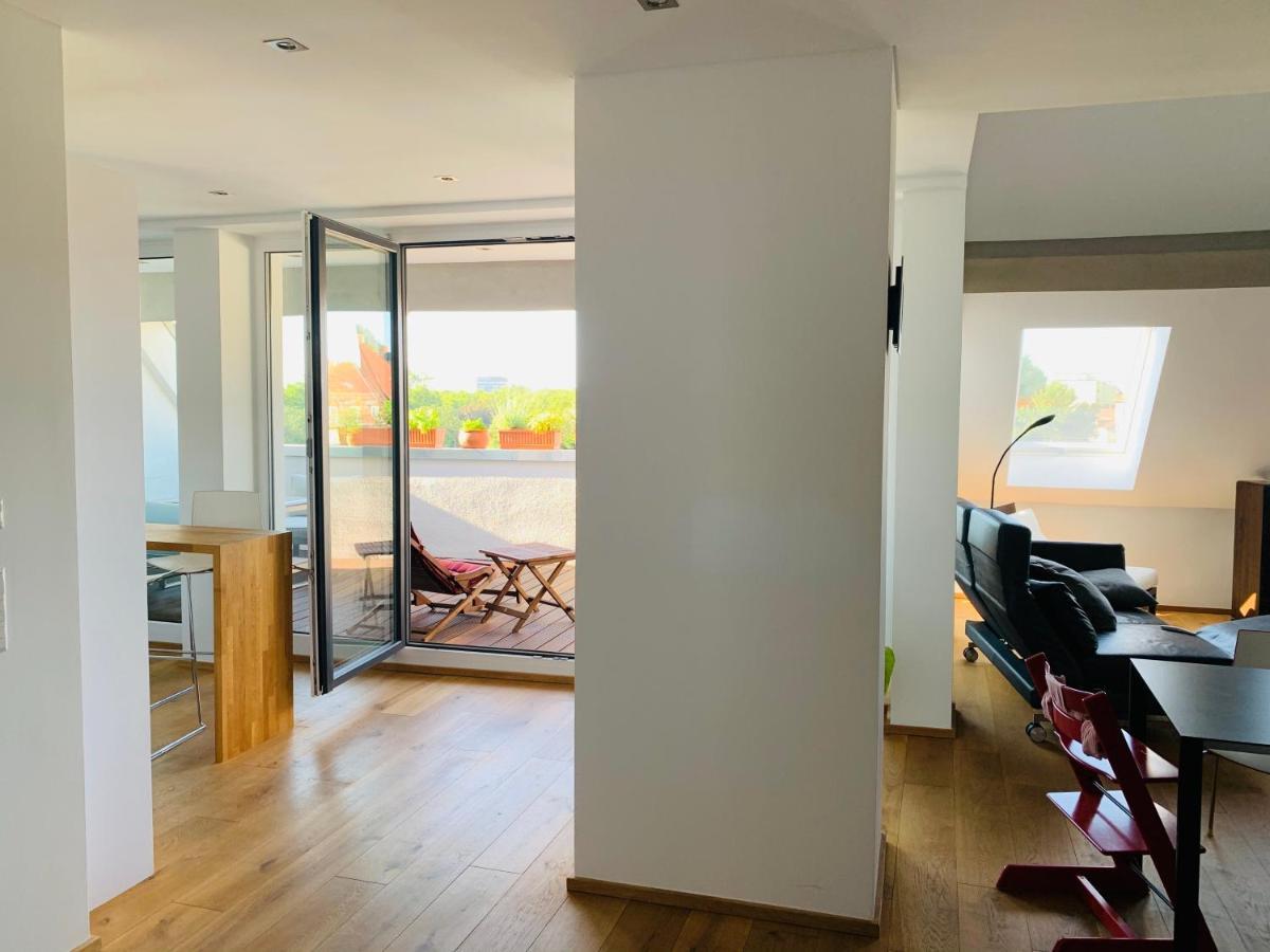 Exklusives Penthouse Im Ehemaligen Bunker Apartment ฮันโนเวอร์ ภายนอก รูปภาพ